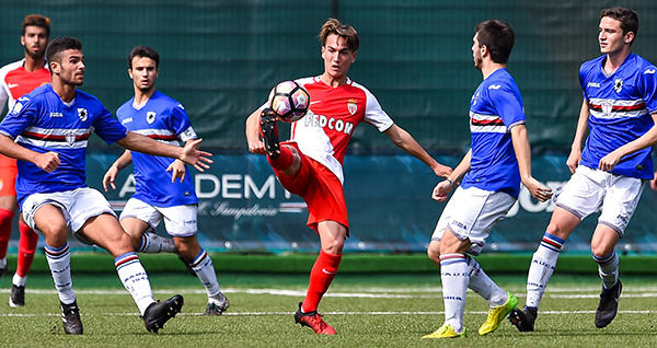Bogliasco (Genova), 25/03/2017
Sampdoria/Settore Giovanile - Primavera - Sampdoria-Monaco (Amichevole)
Filippo Oliana-Jacopo Cioce-Joris Mallet-Alberto Testa-Alessandro Gabbani